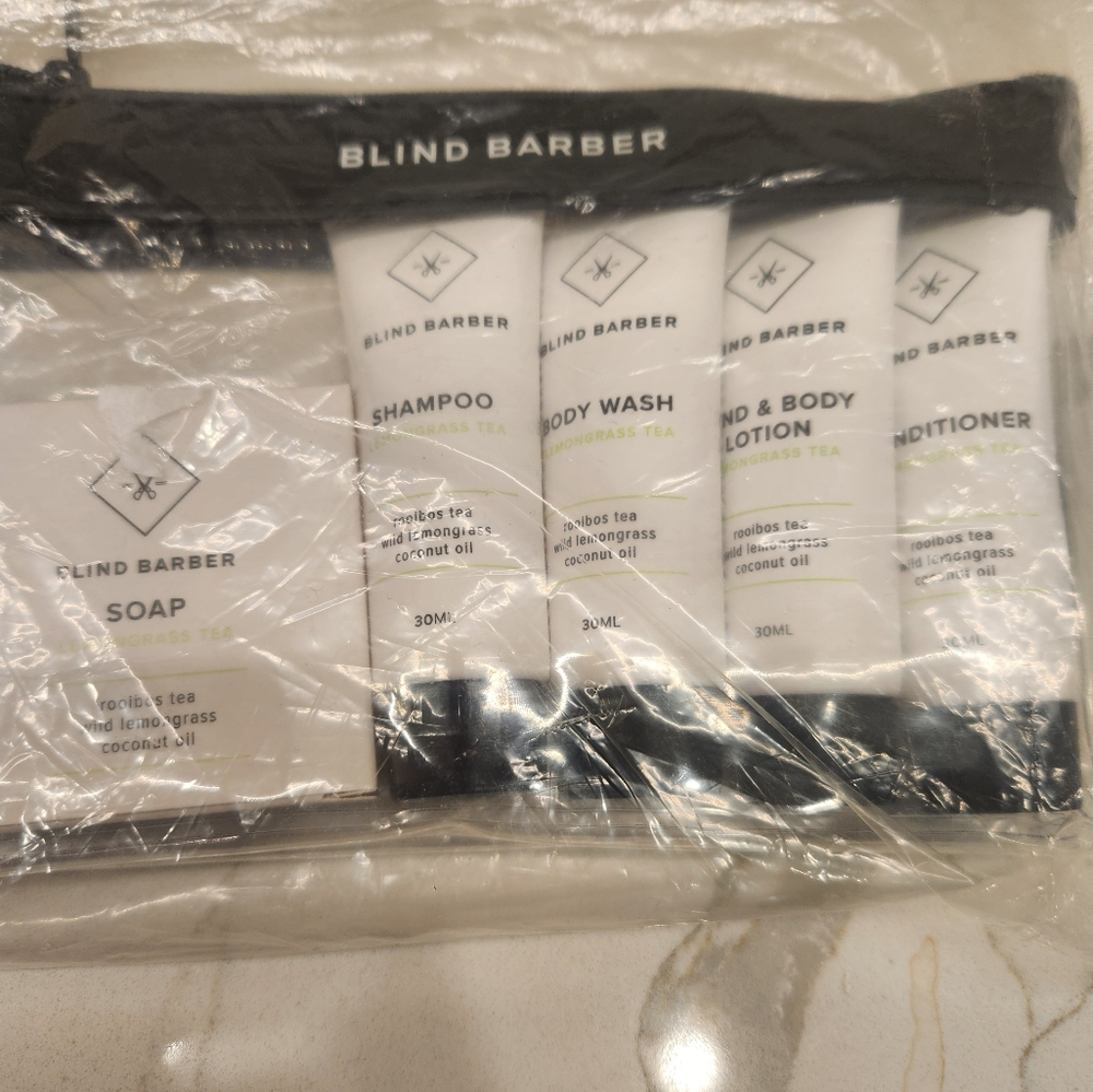 Blind Barber Travel Set with‎ Black Pouch